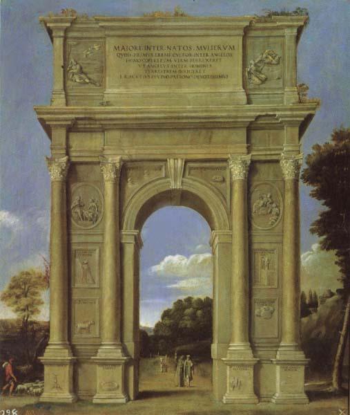 Domenico Ghirlandaio Triumphal Arch France oil painting art